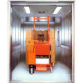 Ascenseur de fret hydraulique avec machine sans pièce